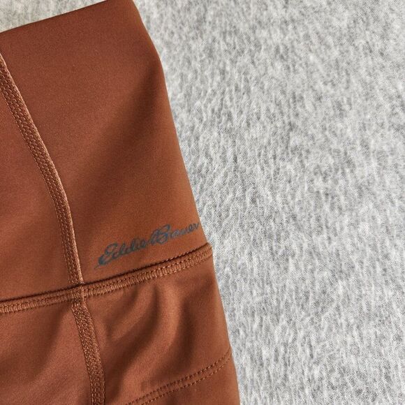 Eddie Bauer Leggings Womens TL Camel Brown Cargo Ankle Trekking Overlanding - Picture 3 of 14